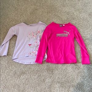 Girls athletic tops pack